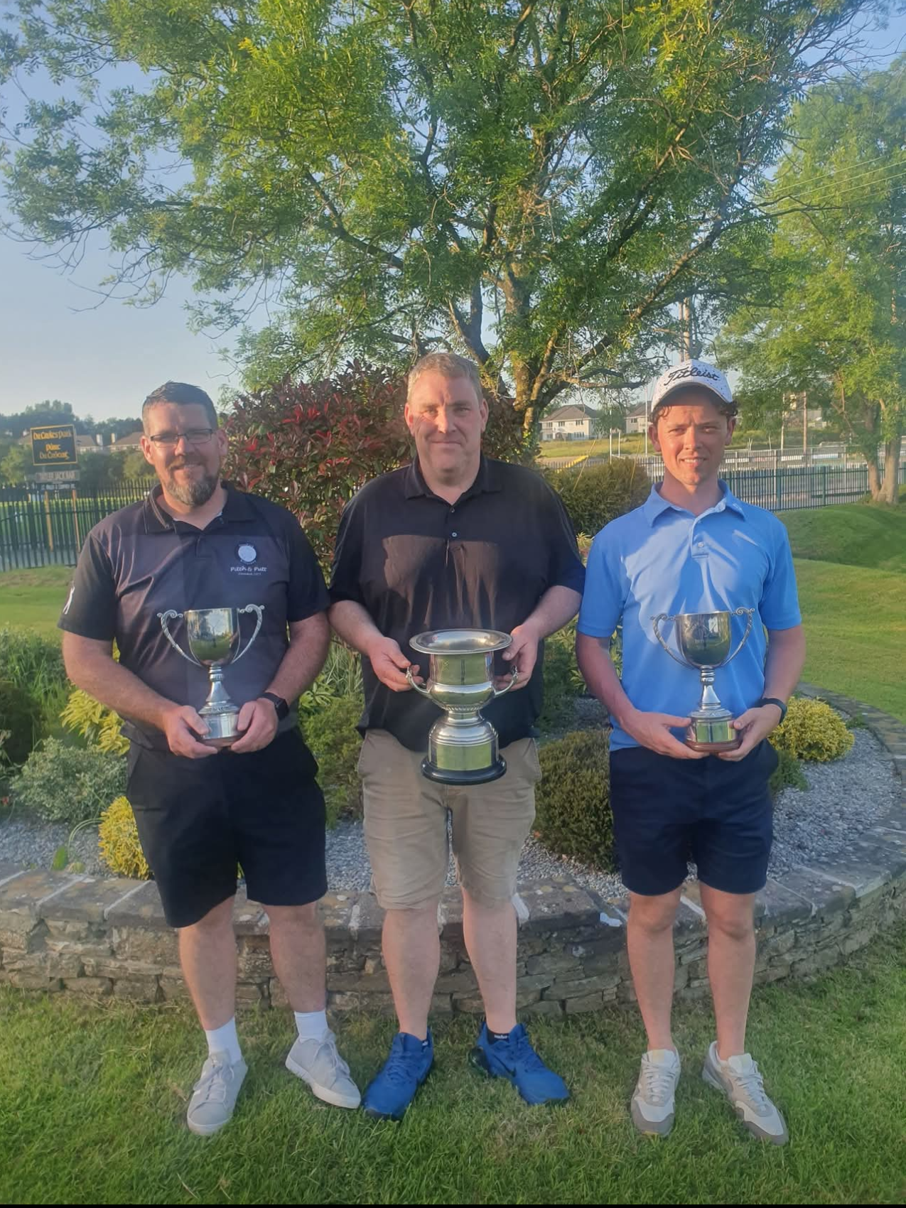 Alan O'Sullivan (Junior Winner) Bryan Delaney (SeniorWinner) and Michael Cronin (Intermediate Winner)